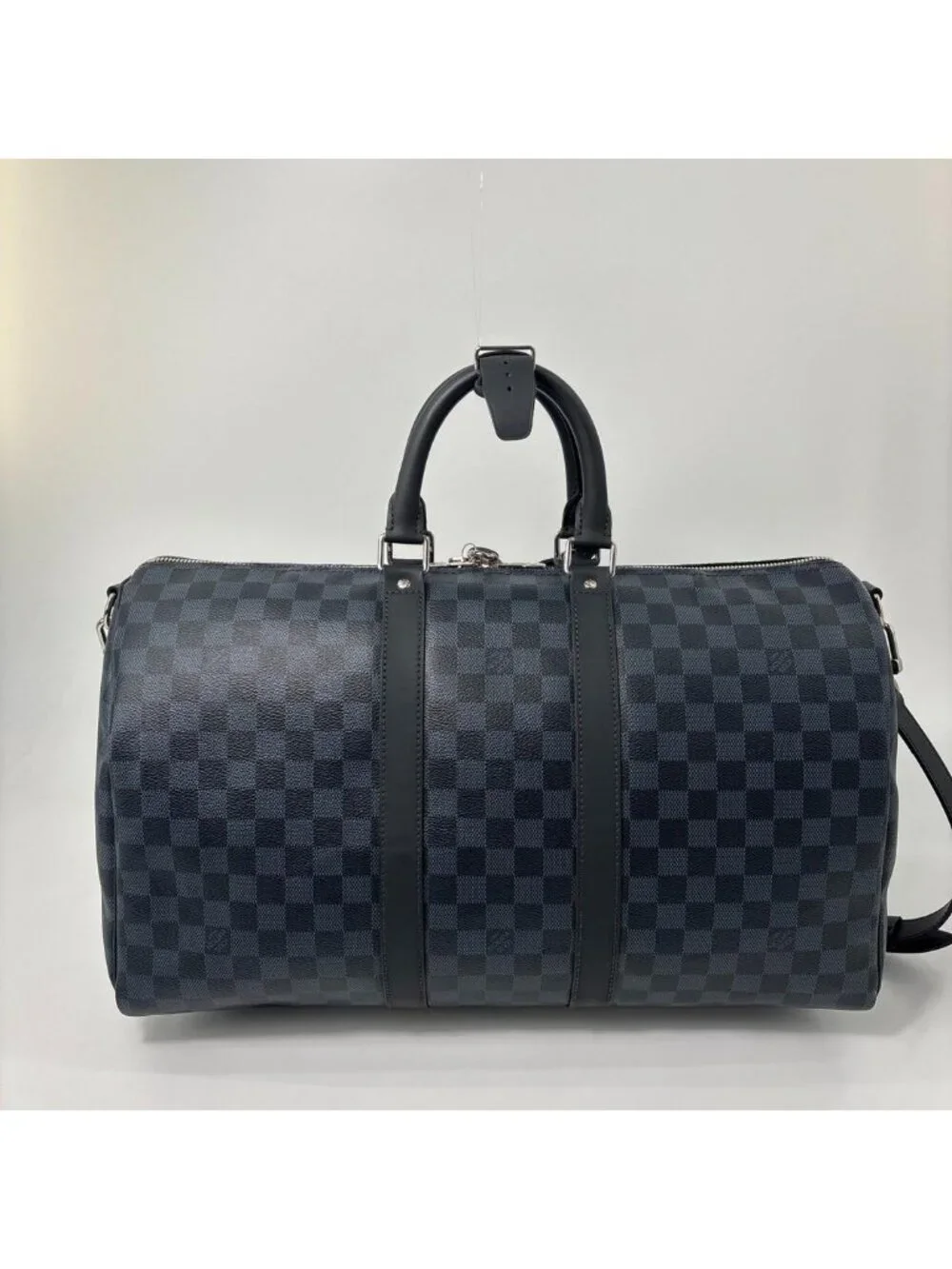 Louis Vuitton Damier Cobalt Keepall Bandouliere 45 Boston Bag